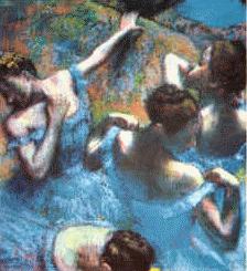 Edgar Degas Danseuses Bleues oil painting picture